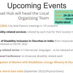 A list of ED Upcoming Events with ED Logo