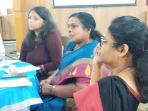 Participants listening in session